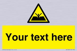 Custom Warning quicksand mud or silt